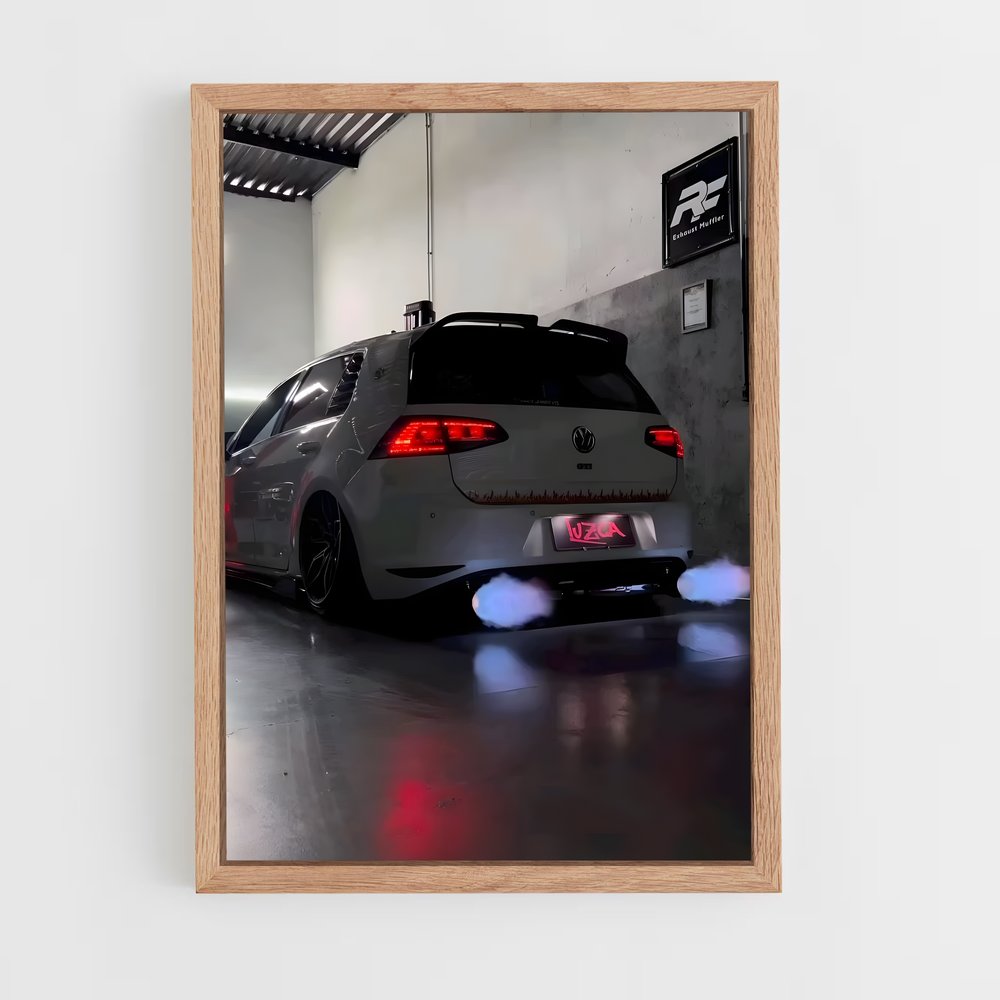 Poster Lumières de Garage – affiche Volkswagen (vue 4)